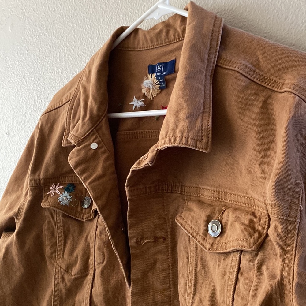 Embroidered chore jacket - Picture 8 of 10